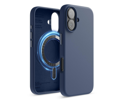 Etui do telefonów Elago Magnetic Silicone do iPhone 16 Jean Indigo ES16MSSC61-JIN
